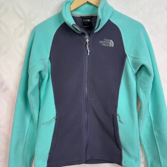 The North Face ISADORA Zip Jacket Womens Fleece Blue Grey Size XS - Picture 3 of 7